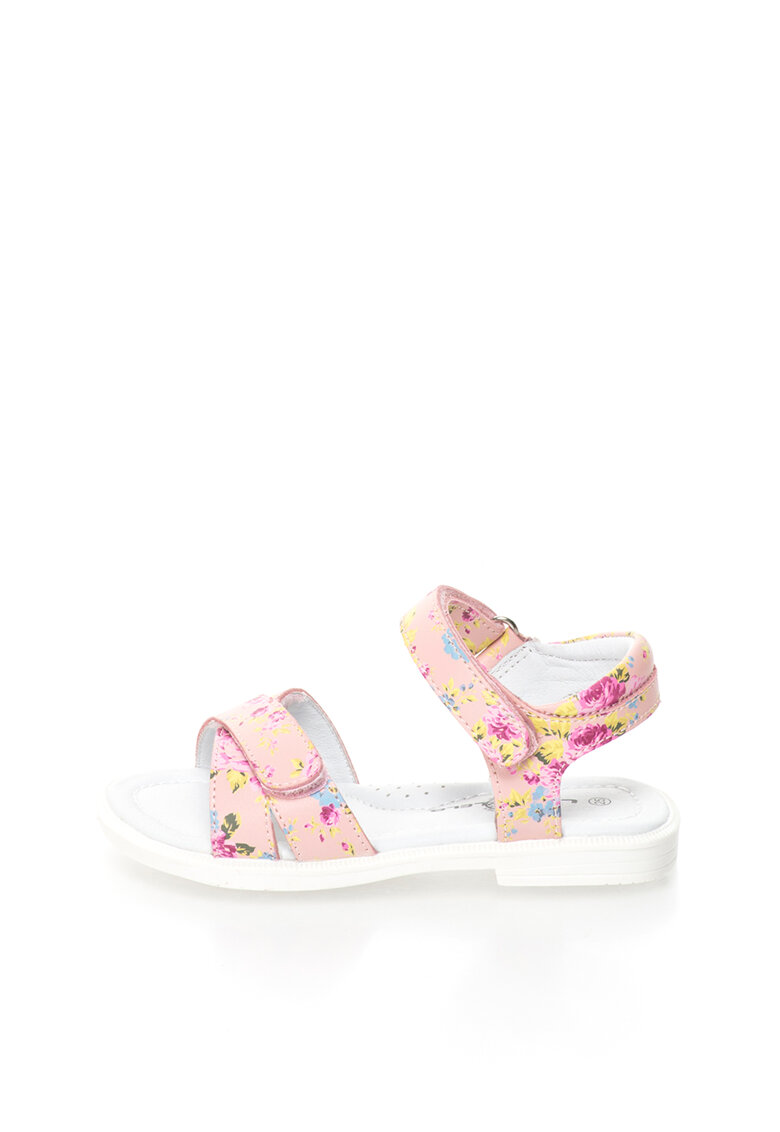 Sandale cu imprimeu floral